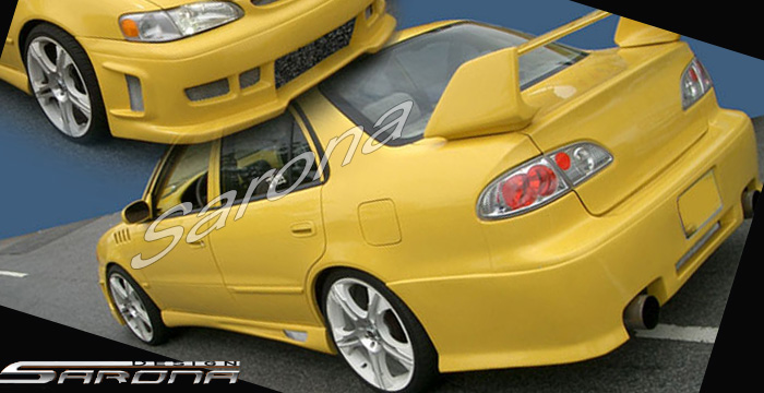 Custom 98-01 Corolla Kit # 126-28   Sedan Body Kit (1998 - 2002) - $1290.00 (Manufacturer Sarona, Part #TY-032-KT)